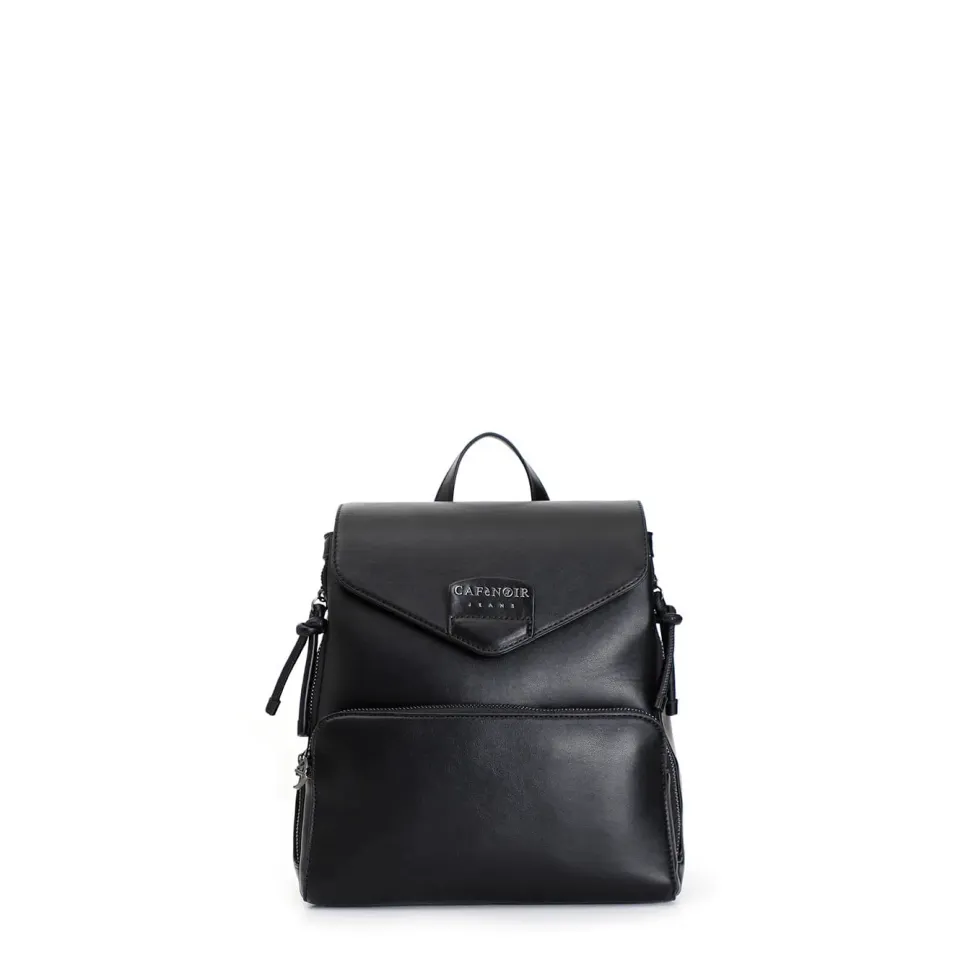CafèNoir BJ0701 Zaino Donna Nero Ecopelle