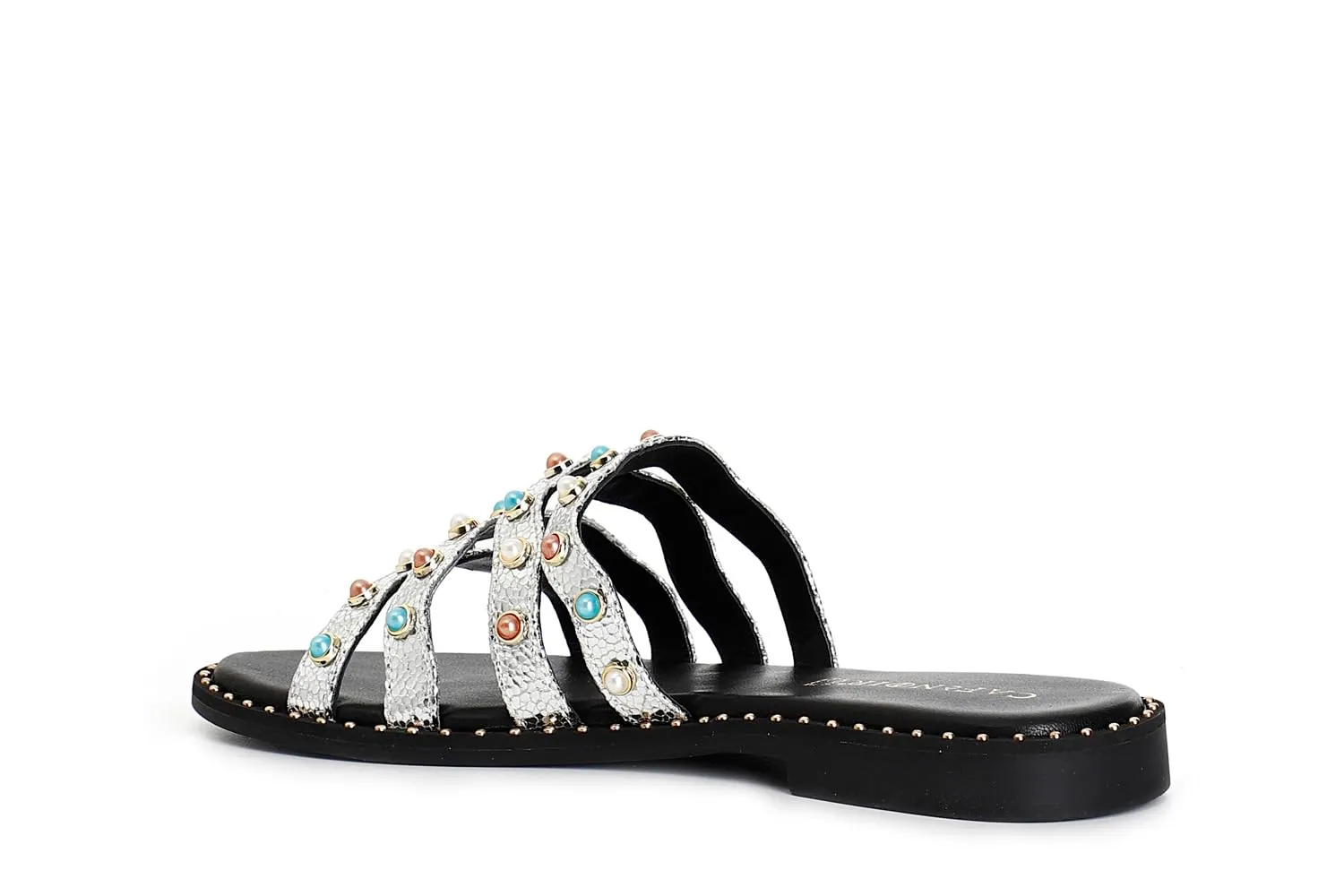 CafèNoir Ciabatta Multilistini Argento Cabochon