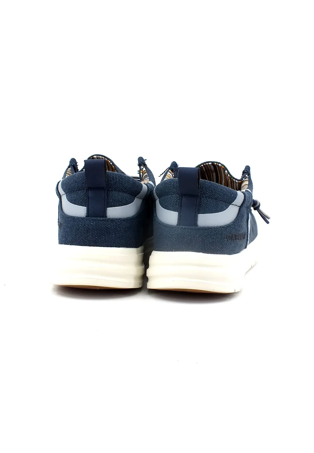 CafèNoir Scarpe Barca Uomo Blu Tessuto 40 EU