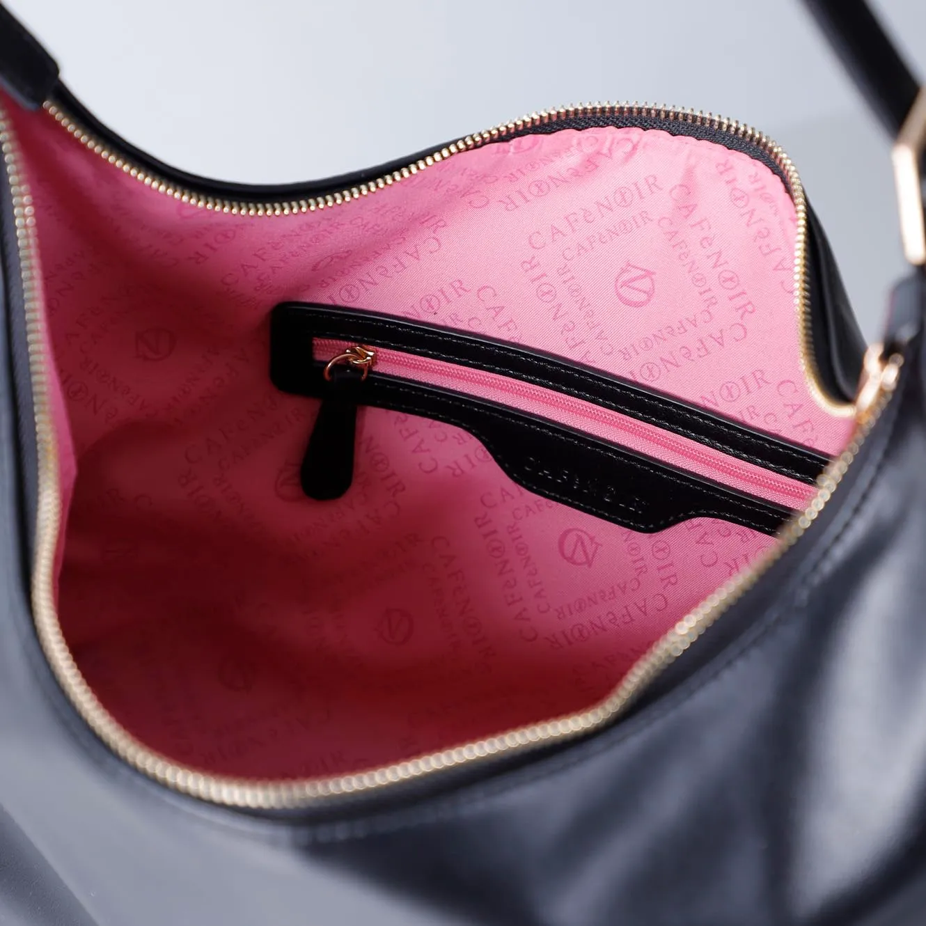 CafèNoir borsa a spalla frange nero
