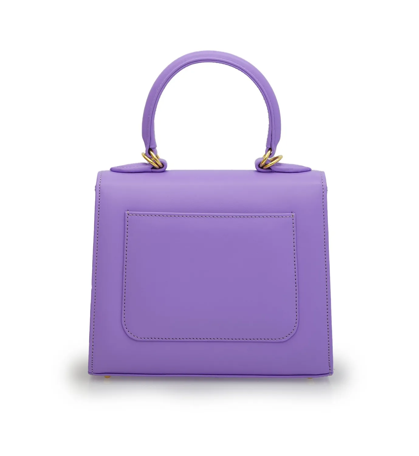 Cardinal Milano First Lady Small borsa pelle malva liscia