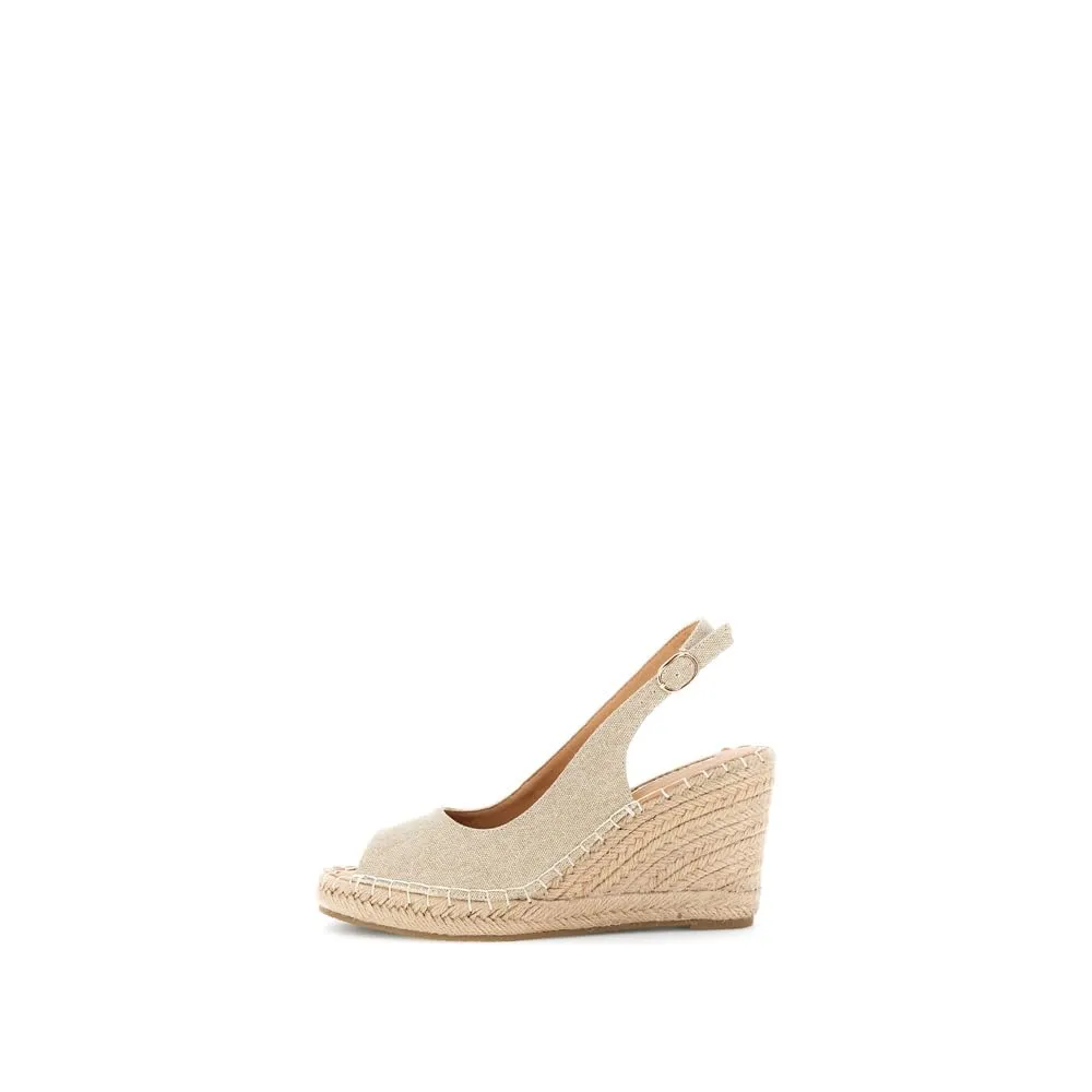 CafèNoir Sandali Spuntata Canvas Donna Nero