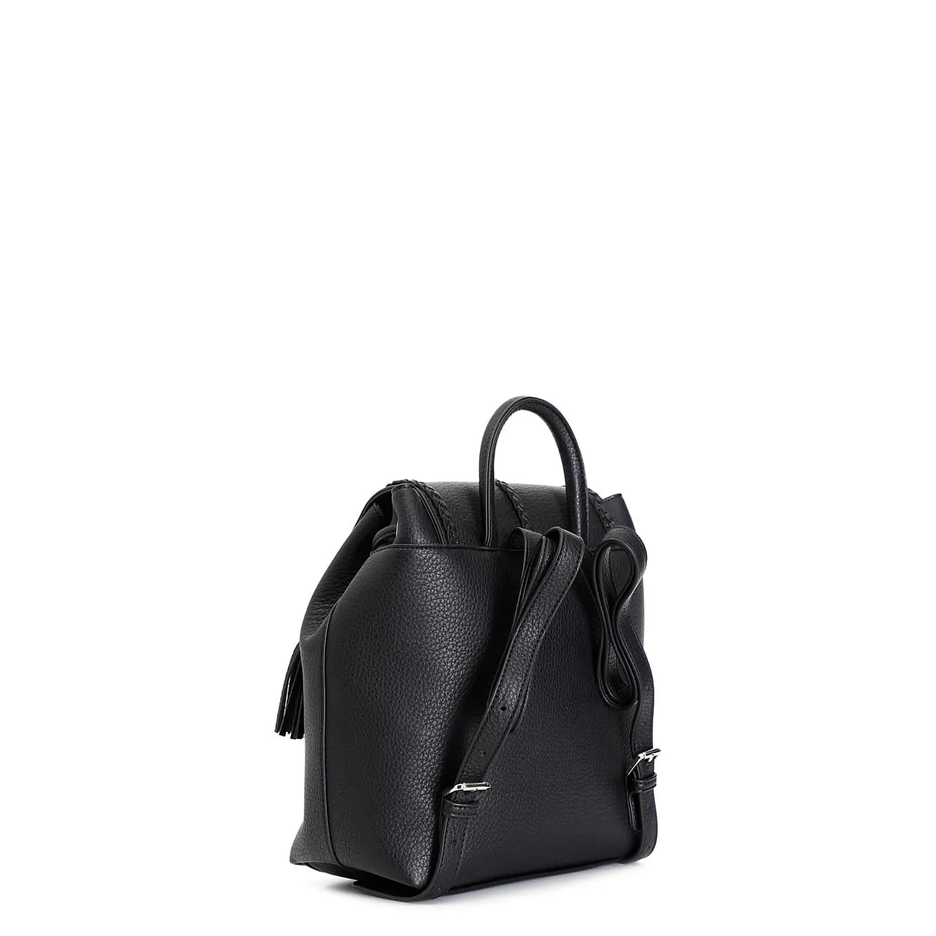 CafèNoir Zaino Trecce Nappe Donna Nero Morbido