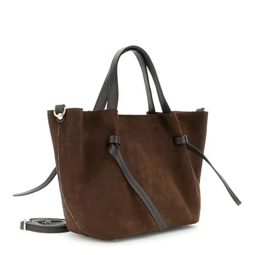 CafèNoir Tote Pelle Scamosciata Pochette Donna