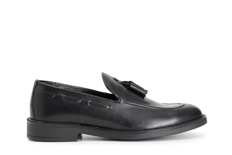 CafèNoir Mocassino Uomo in Pelle Vera Classico