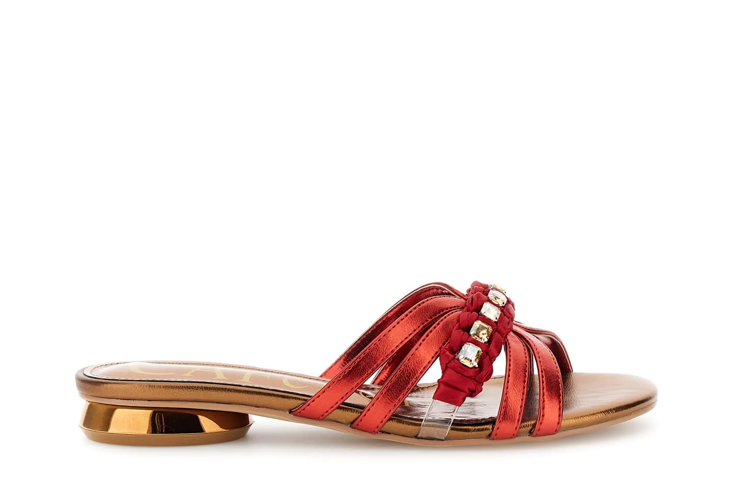 CafèNoir ciabatta donna laminata strass taglia 38 EU