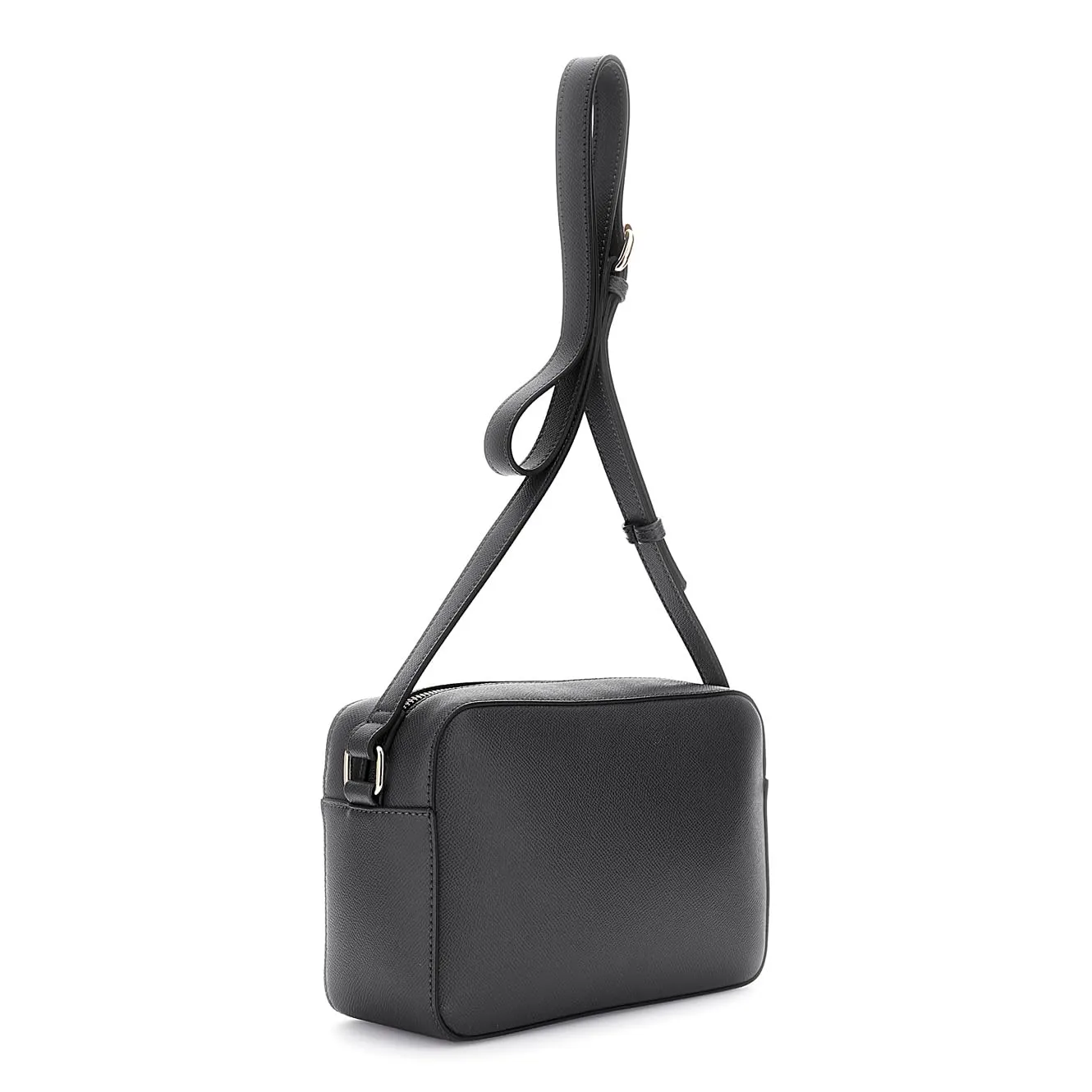 CafèNoir Camera Bag Saffiano Nera Charms Multicolor