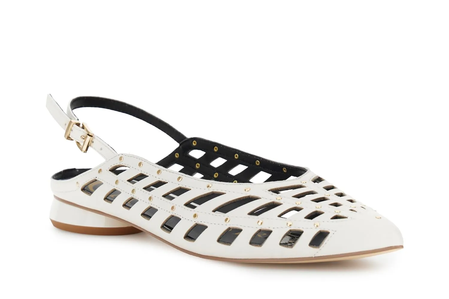 CafèNoir Slingback Donna Nappa Bianca 36