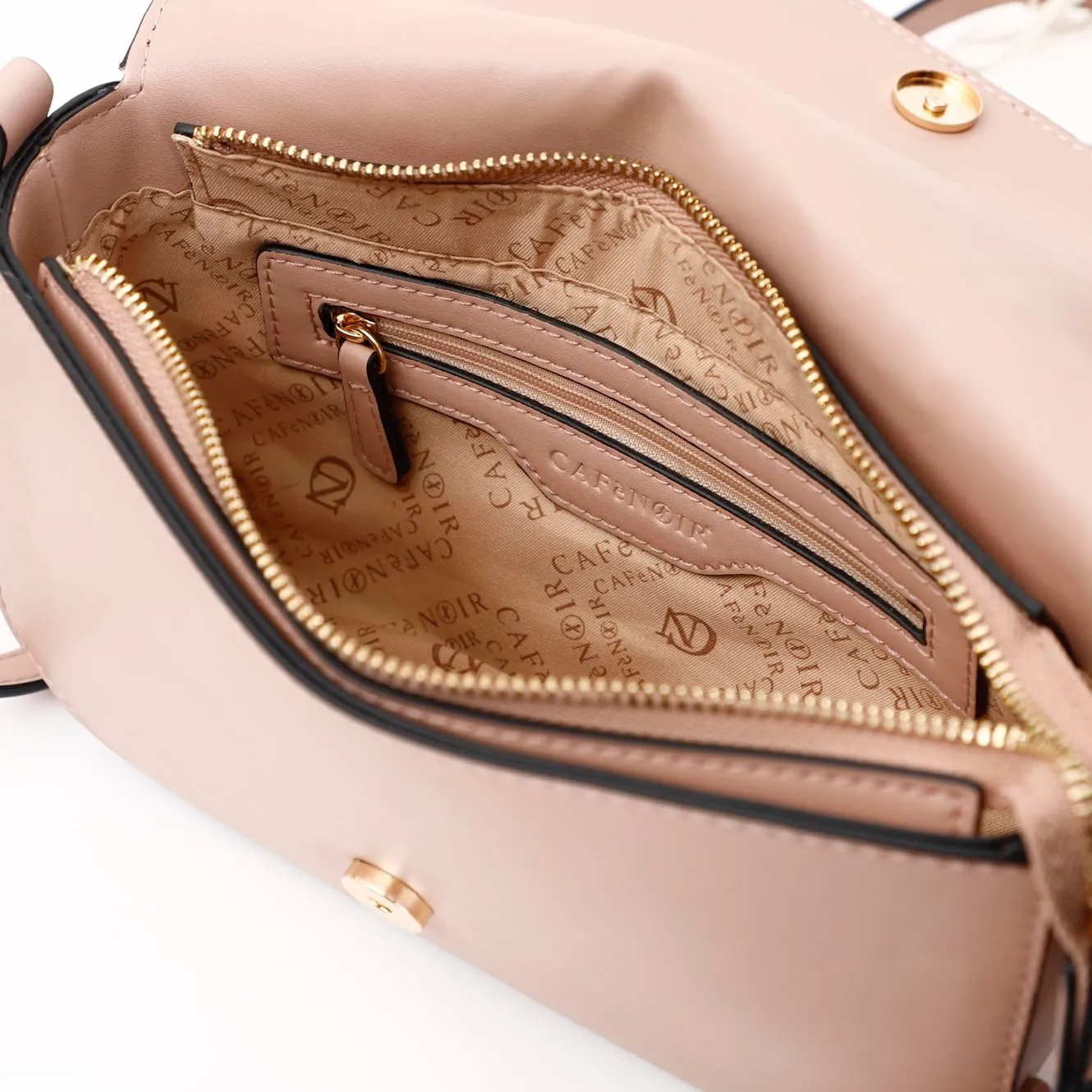 CafèNoir Borsa a Spalla Cipria con Borchie
