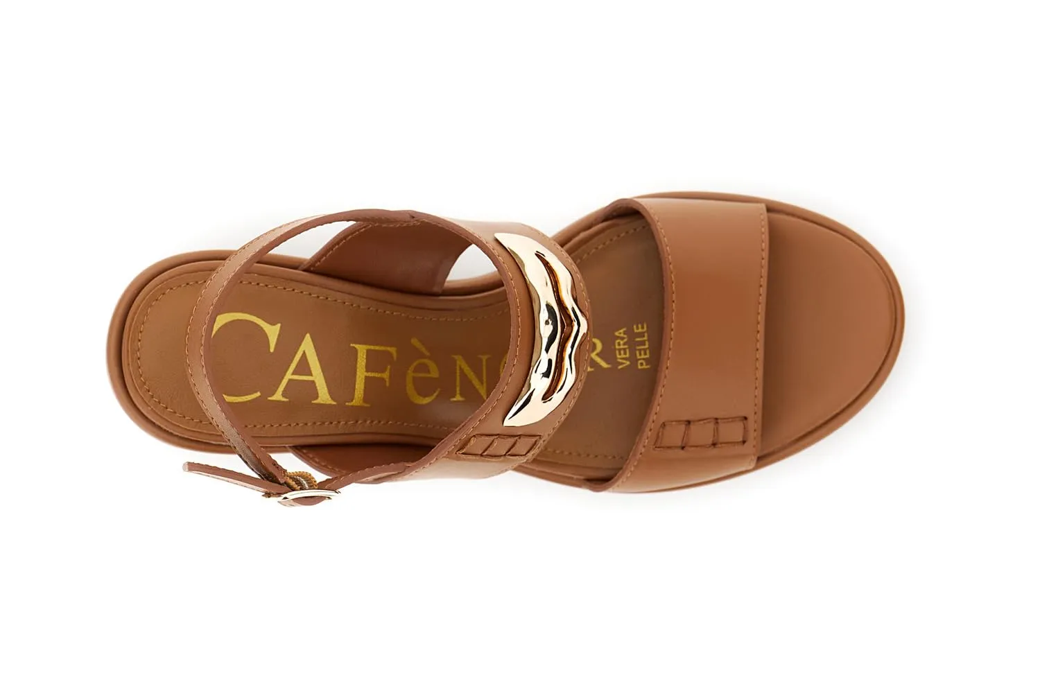 CafèNoir sandali frate donna cuoio taglia 39 EU
