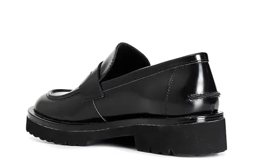 CafèNoir Mocassino Donna in Pelle Nero Tacco 35 mm