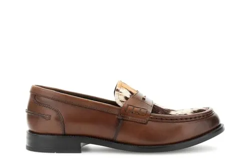 CafèNoir mocassini pelle cavallino cognac