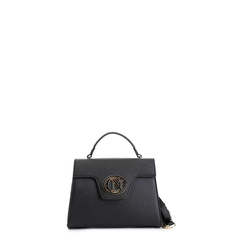 CafèNoir Borsa Saffiano Logo Ovale Tracolla