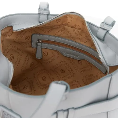 CafèNoir Shopping Bag Donna Cielo Effetto Martellato Cintura