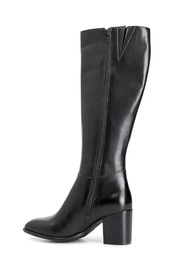CafèNoir C1XV1084 stivale pelle nero tacco 65