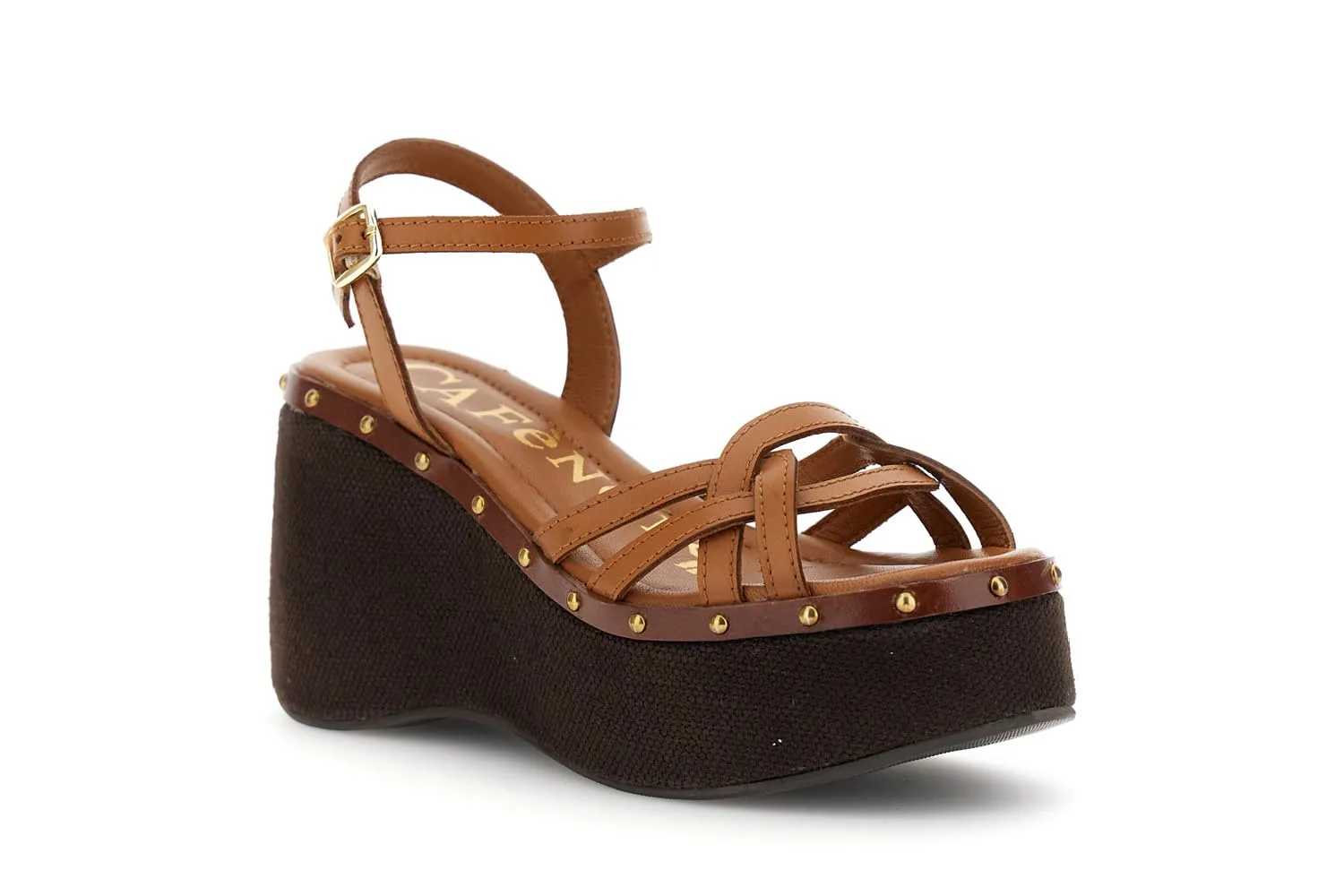 CafèNoir Gilda Sandali Zeppa Donna 36 EU Pelle