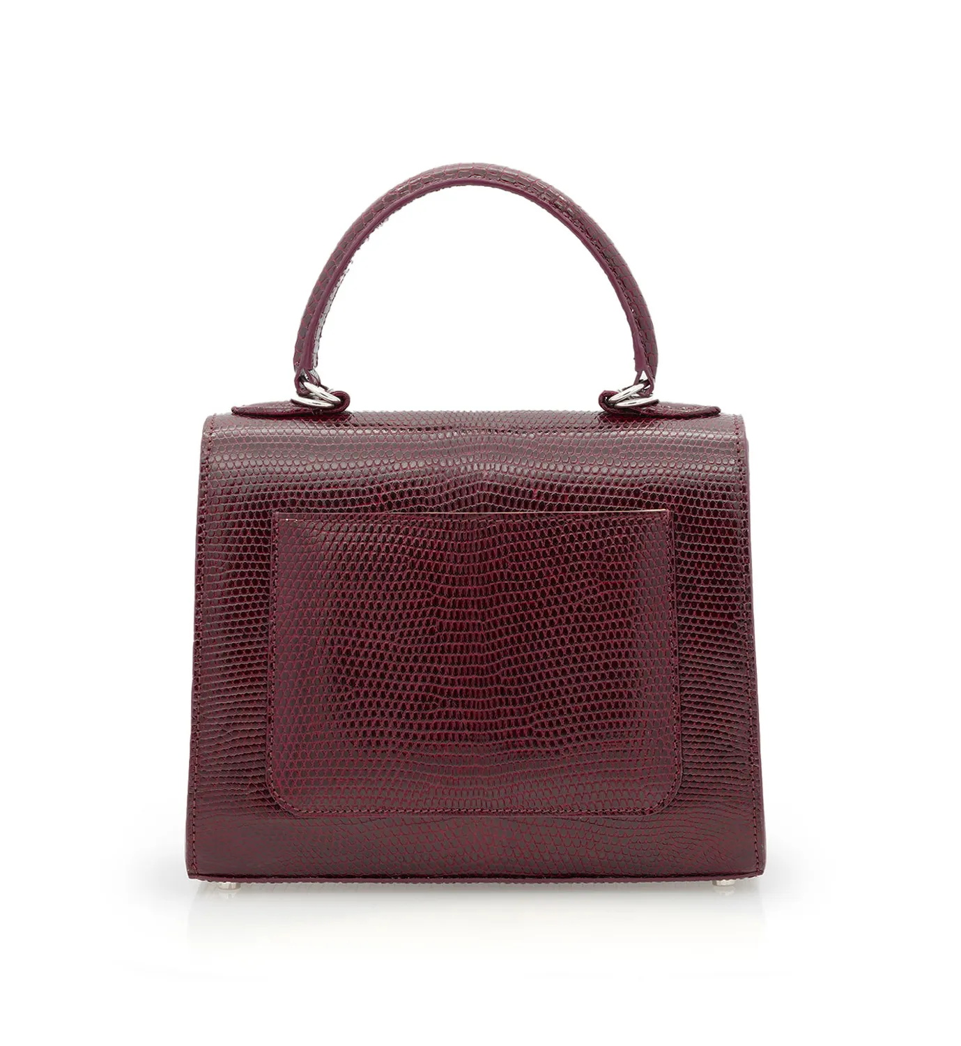Cardinal Milano First Lady borsa lucertola bordeaux
