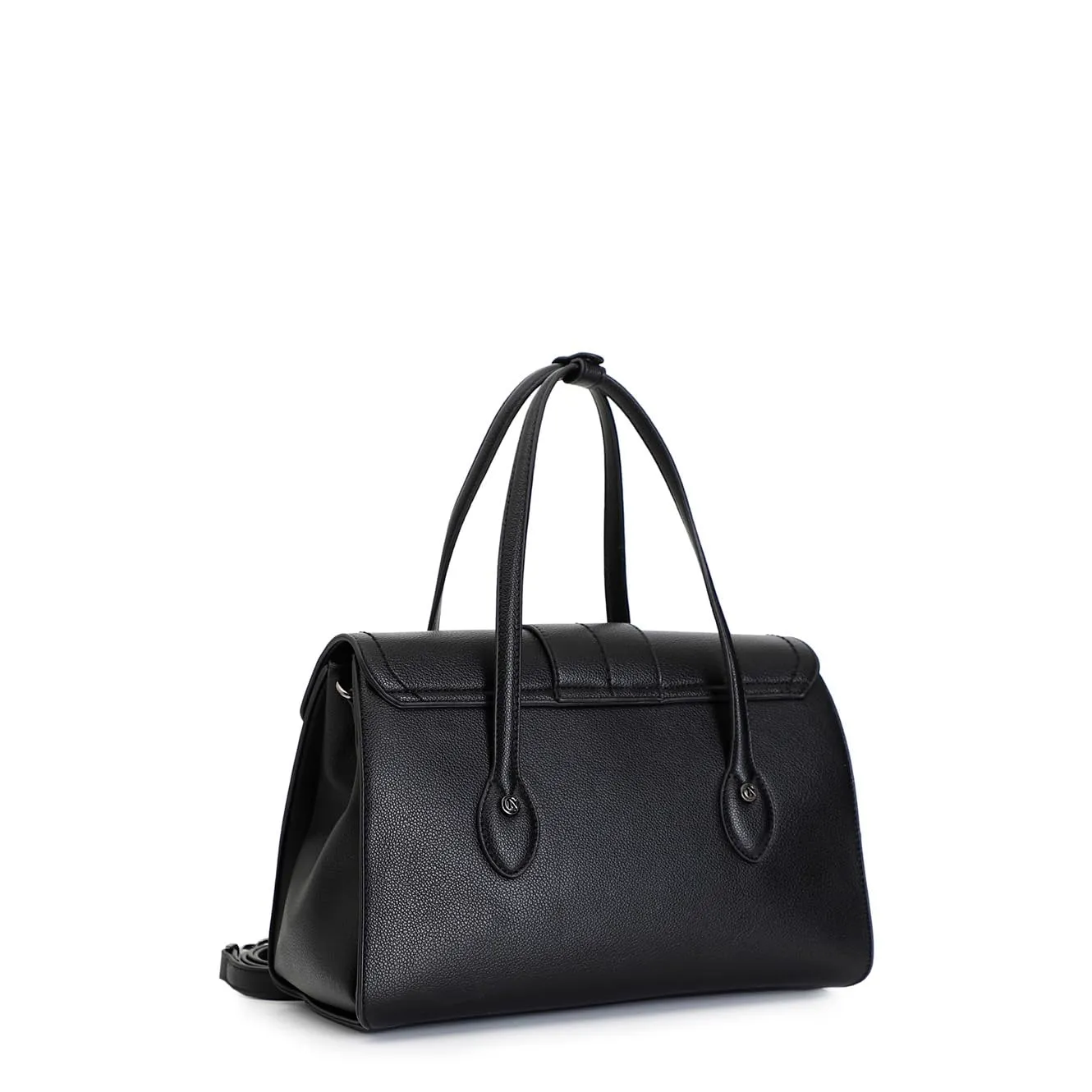 CafèNoir Shopping Bag Pattina Morsetto Nera