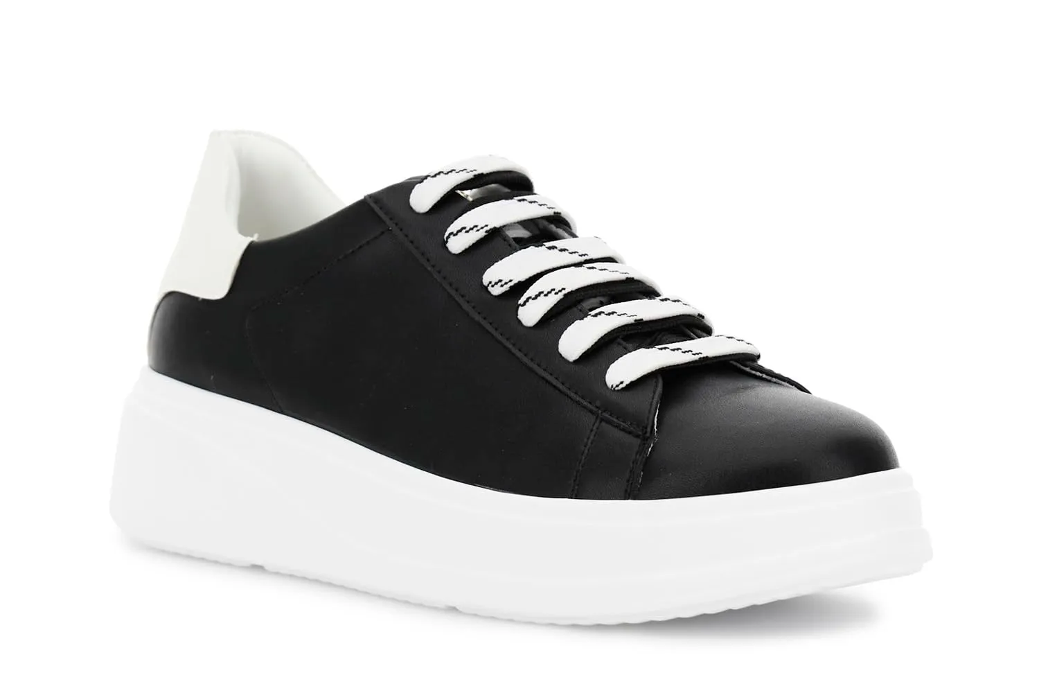 CafèNoir Pelle sneaker donna pelle suola 50 mm casual