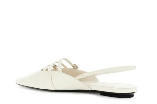 CafèNoir Slingback Pelle Cinturini Donna tacco basso