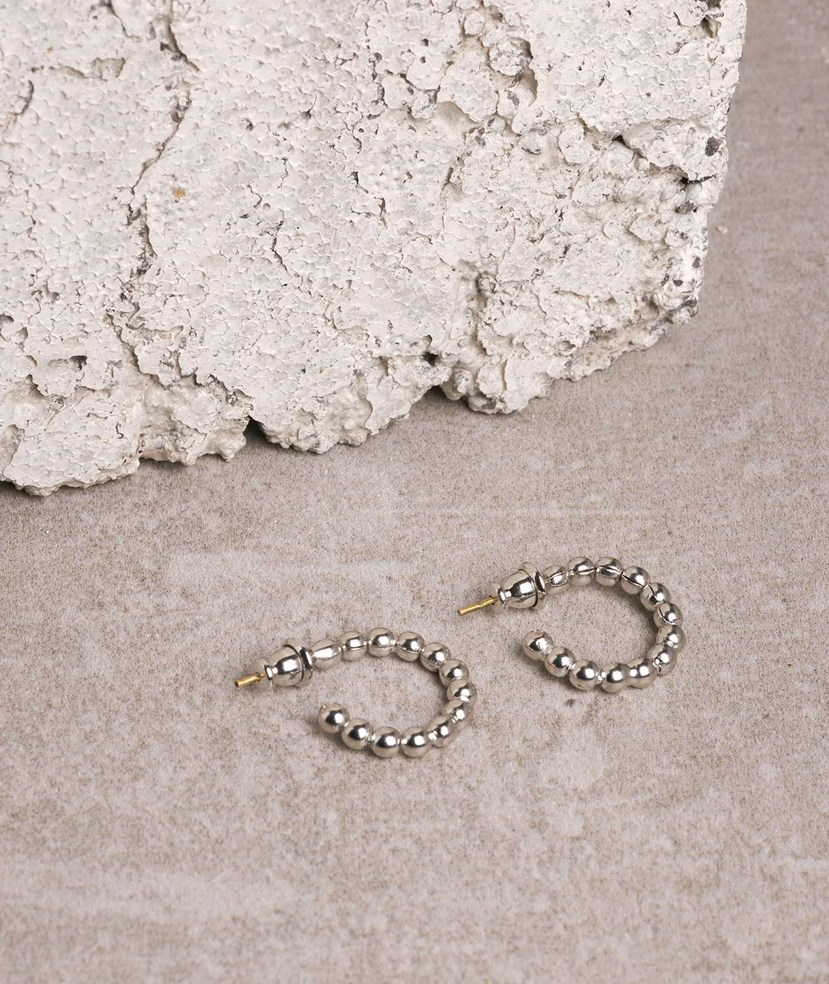 Figus Mini Balls Silver orecchini cerchio argento