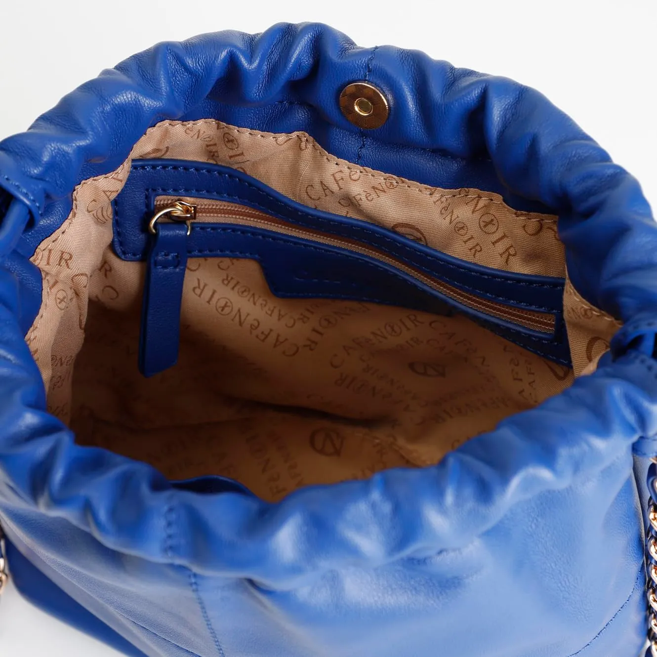 CafèNoir Minibag Coulisse Borsa a Tracolla Blu Catena