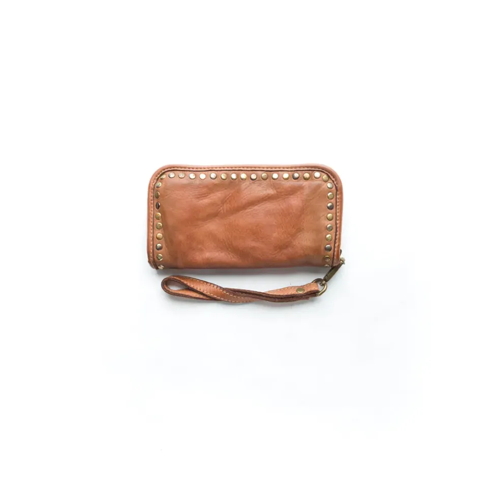 La Via Firenze Butter Collection V006B portafoglio donna cuoio borchie