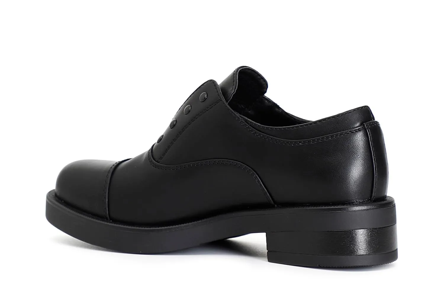 CafèNoir Francesina similpelle borchie derby nero