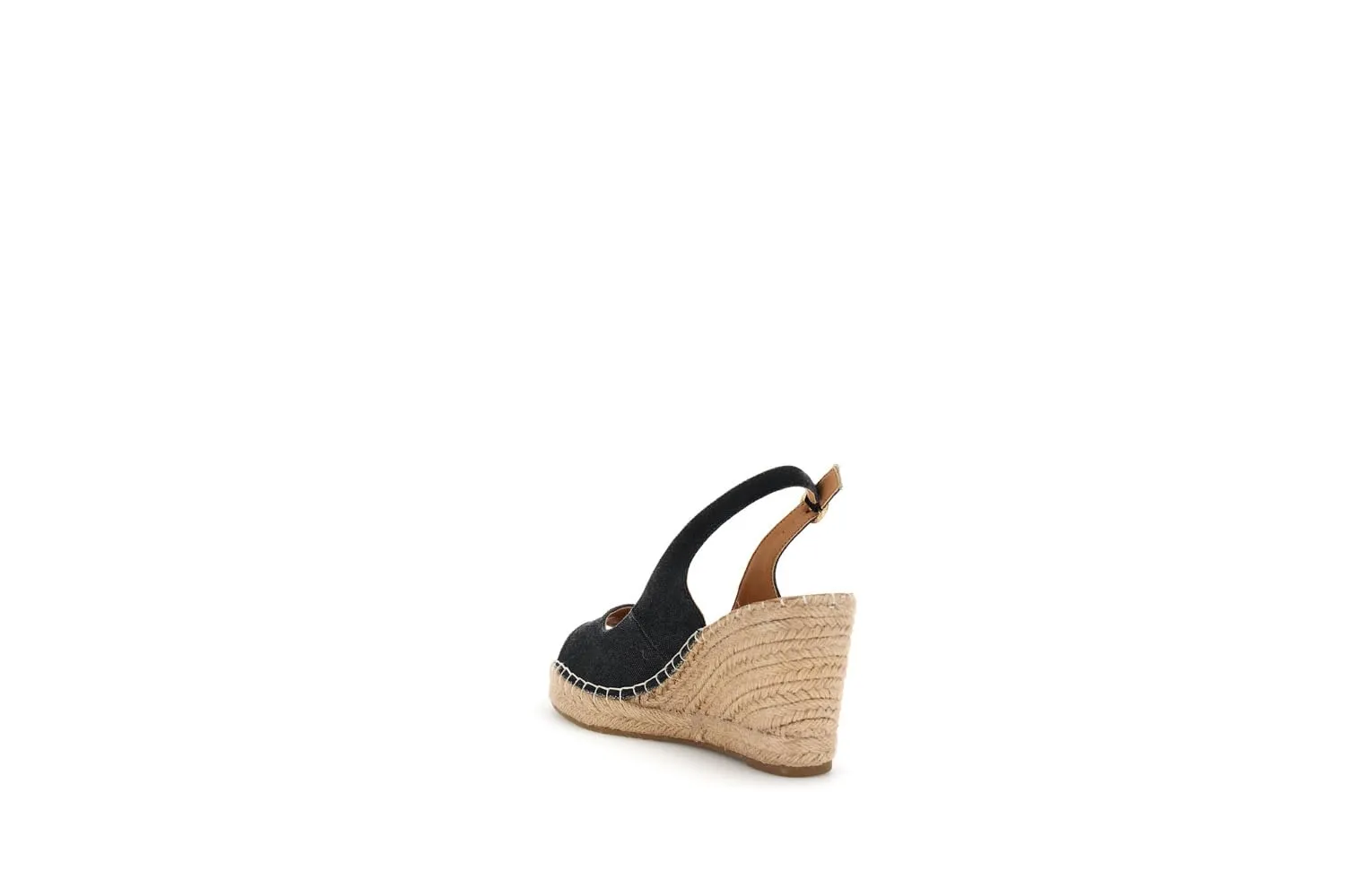 CafèNoir Spuntata Sandali Donna Canvas Zeppa 9 cm