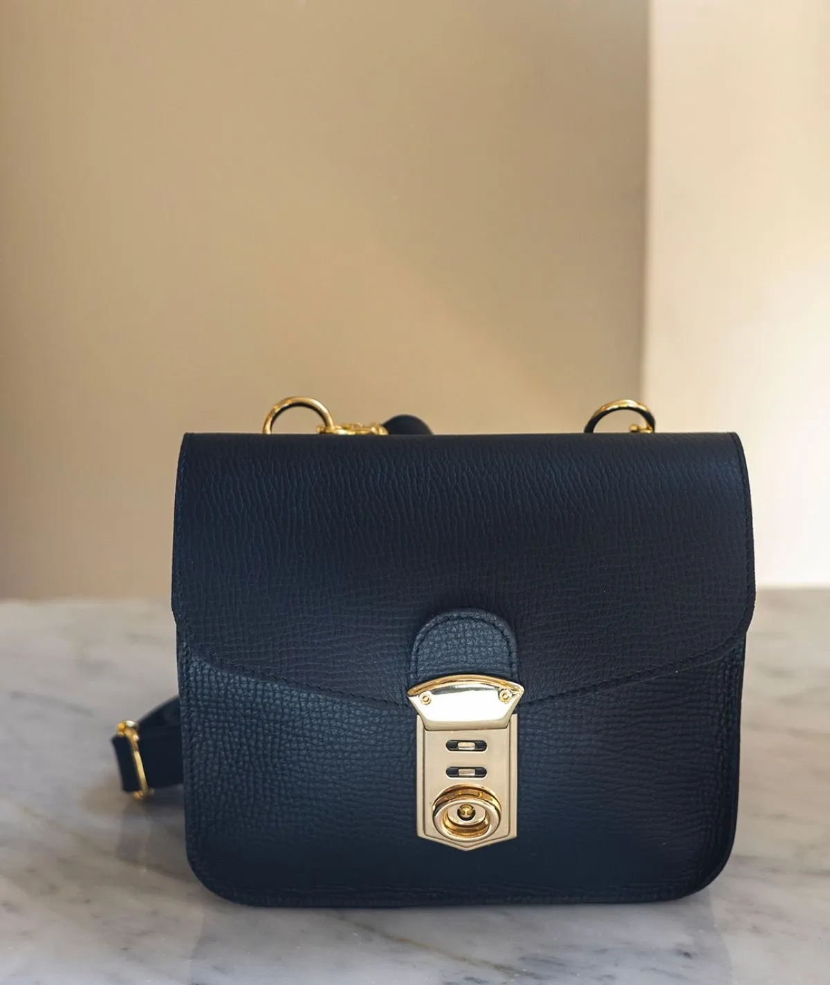 Figus New Ros Pelle Cuoio miniborsa vera pelle
