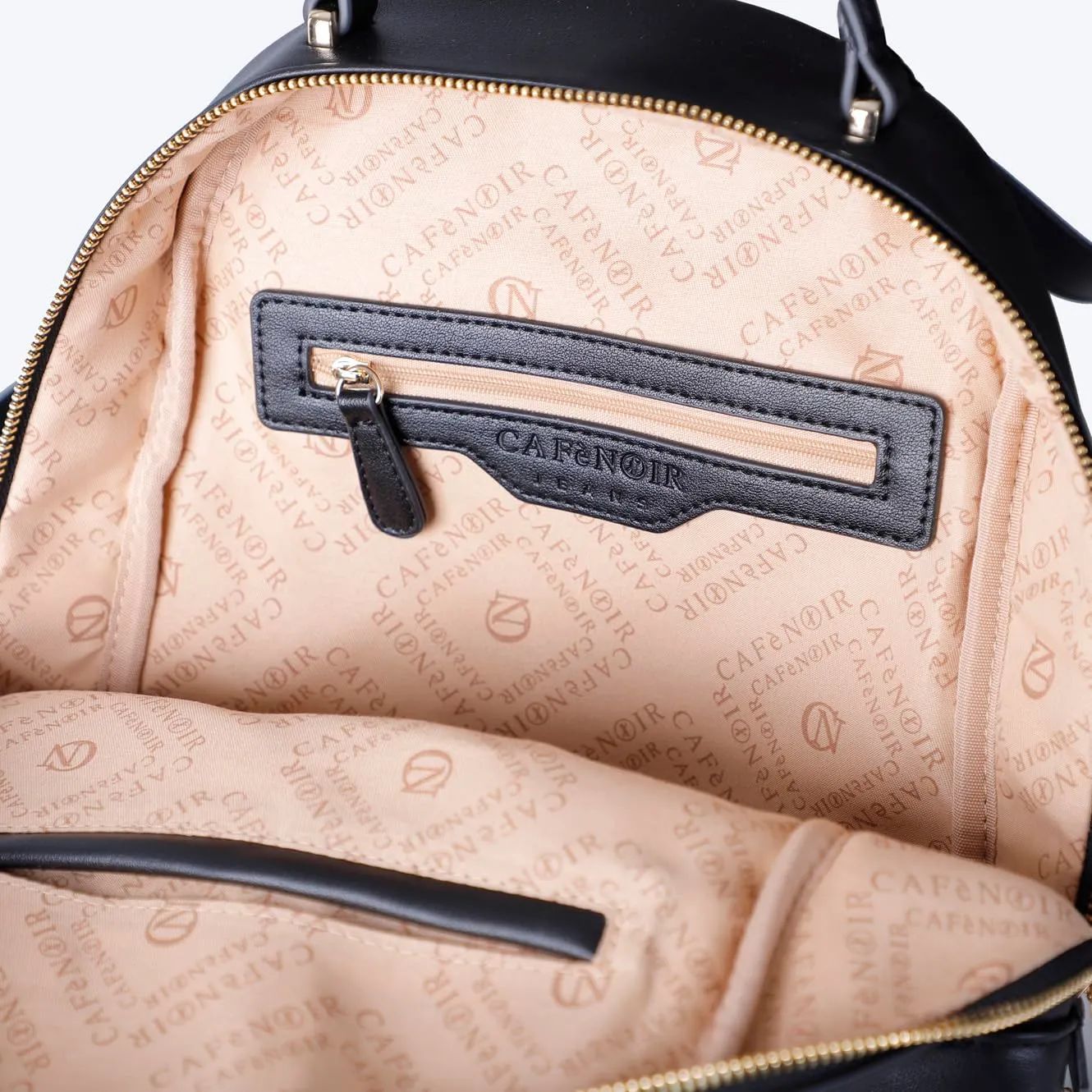CafèNoir Zaino Trapuntatura Onde Nero Onesize Urban