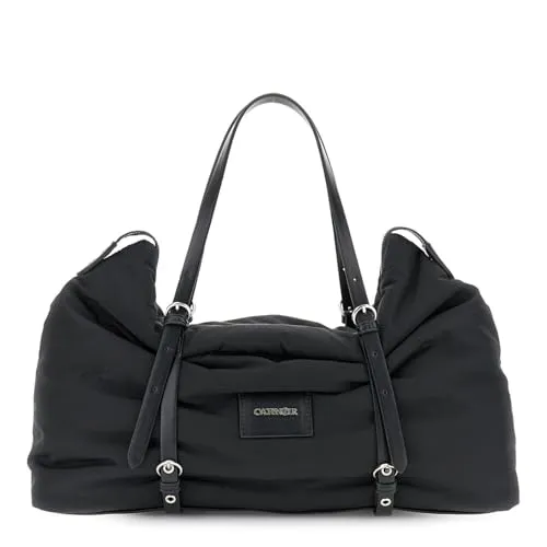 CafèNoir Shopping Nylon Imbottita Cinghie Fibbia Unica