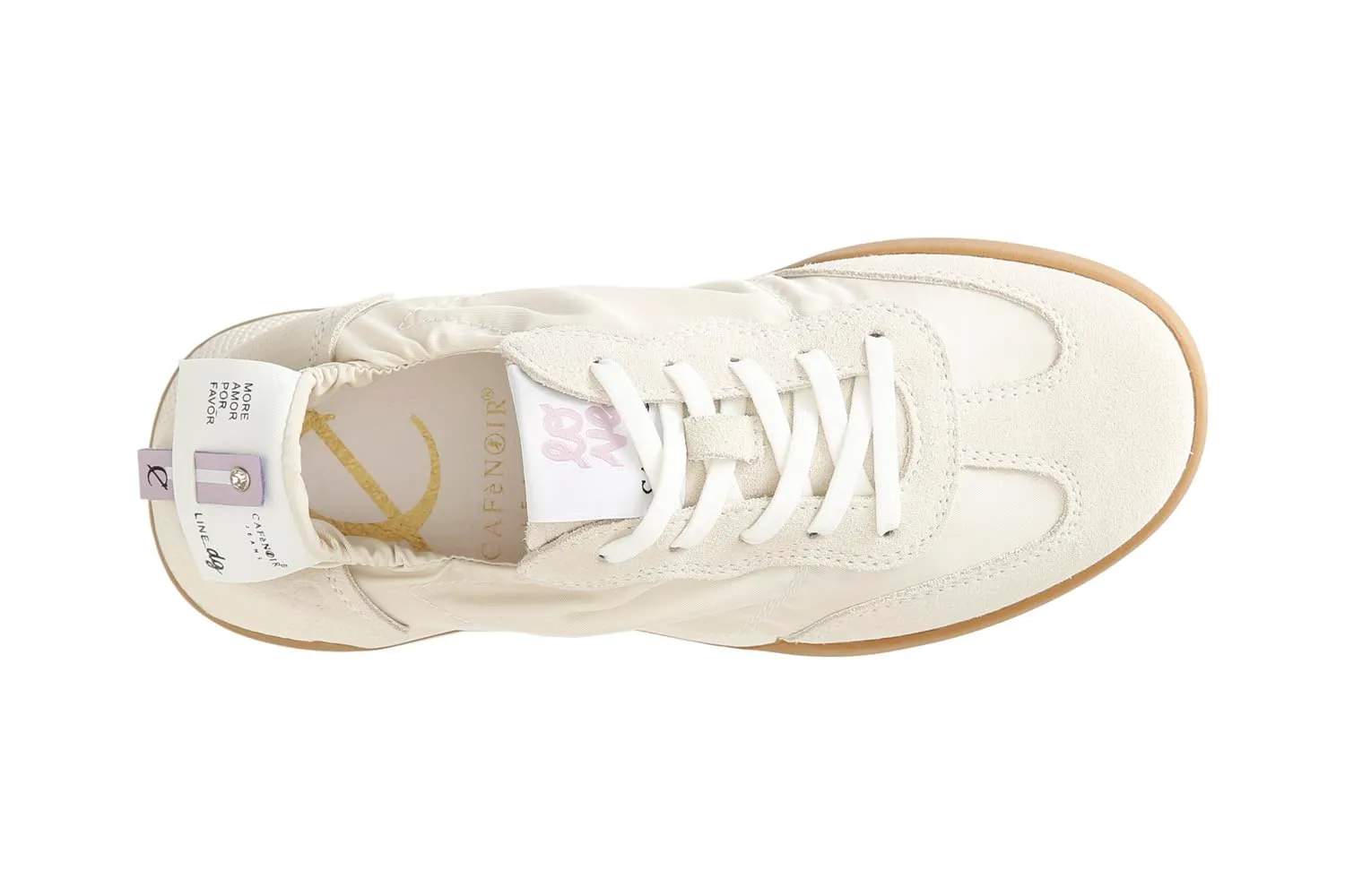 CafèNoir Sneakers Donna Nylon Fuxia Strass Leggere