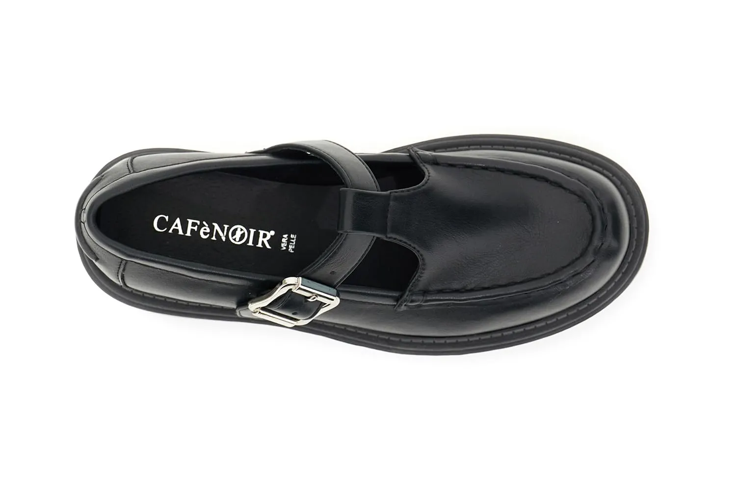 CafèNoir Mary Jane Nere Fibbia Borchie 39
