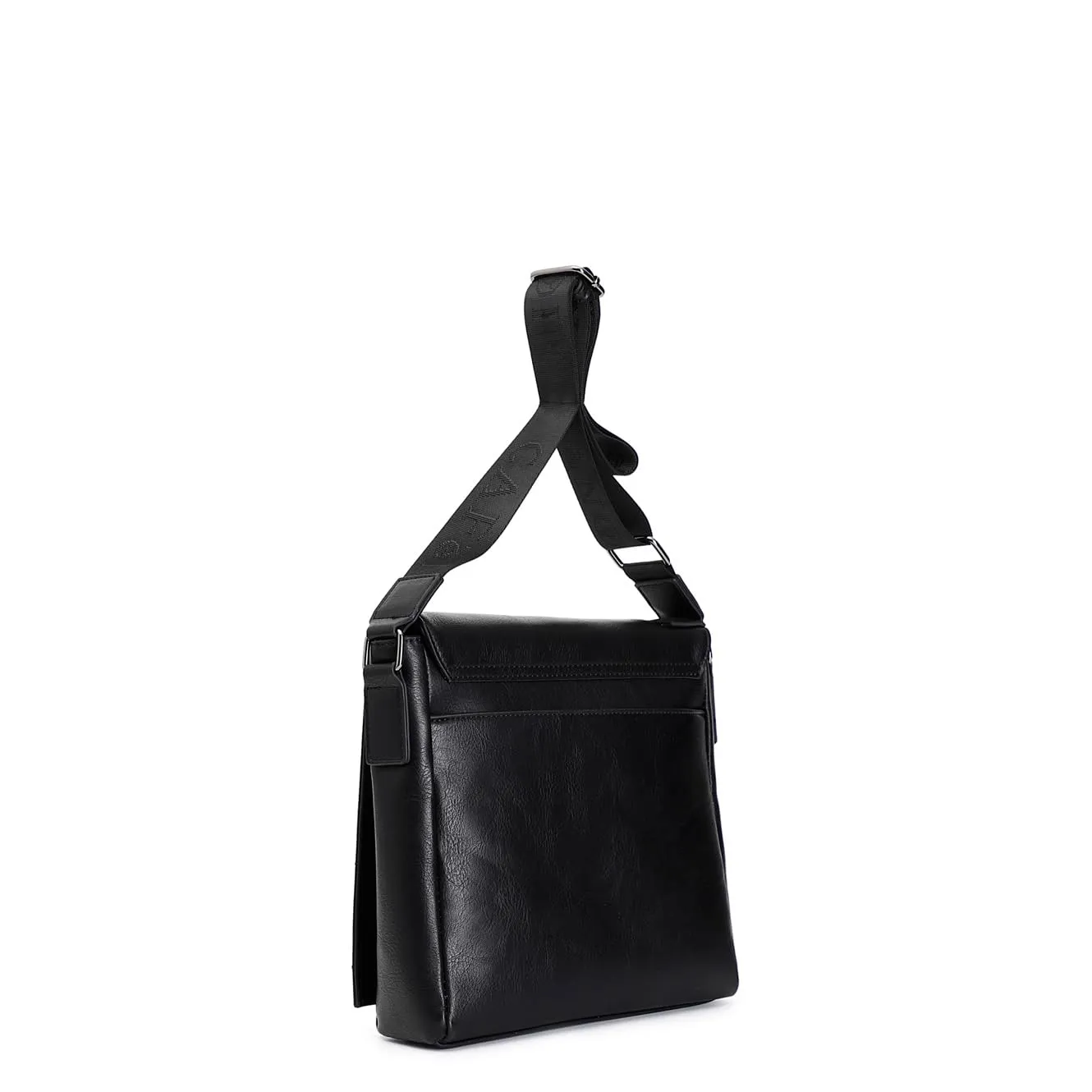 CafèNoir Borsello Patta Uomo Tracolla Nero con Zip