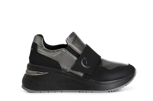 CafèNoir Slip-on Donna Nylon Nero Antracite 39 EU