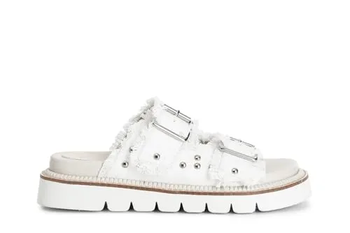 CafèNoir Ciabatta Denim Doppia Fibbia sandali 39 EU jeans