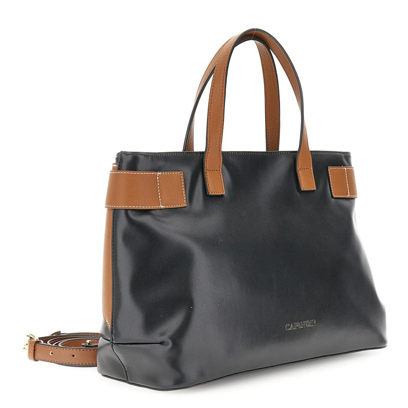CafèNoir Borsa a Mano Effetto Pelle Multicolor con Tracolla