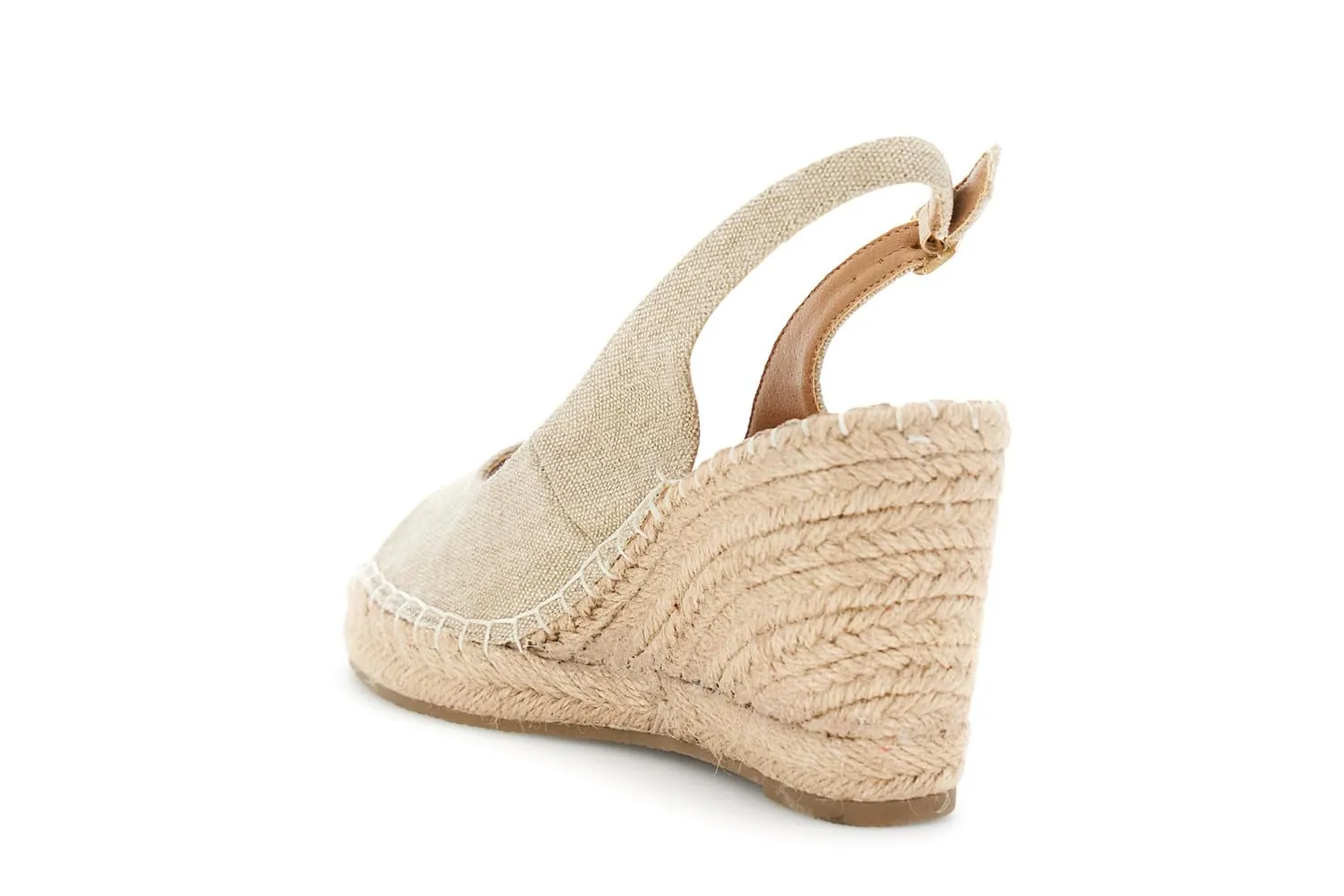 CafèNoir Sandali Spuntata Canvas Donna Nero
