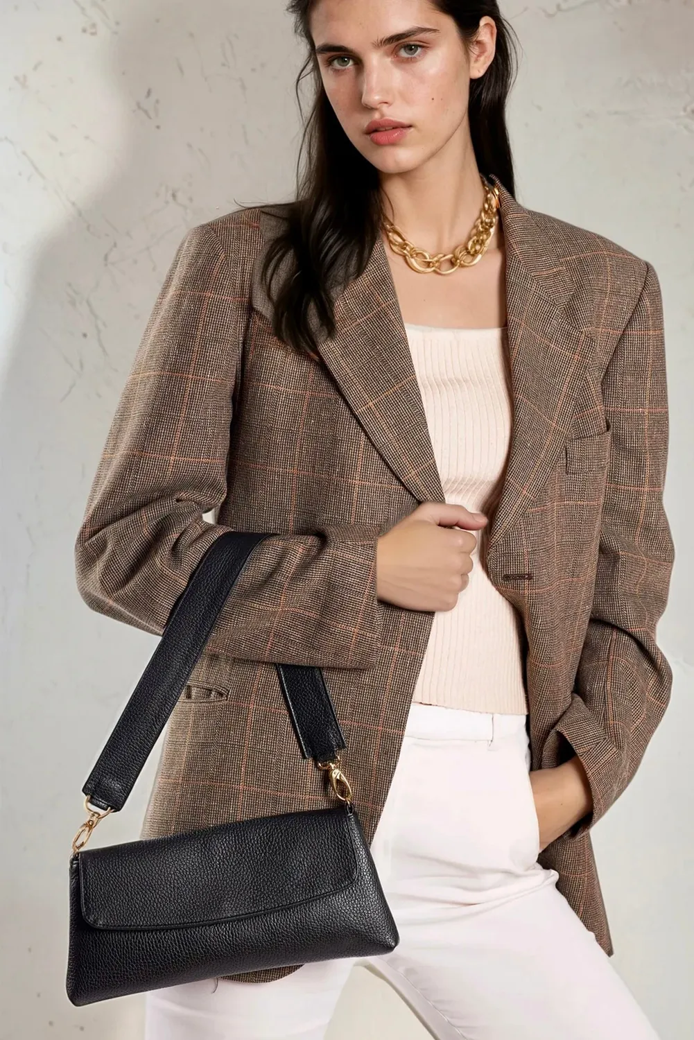Figus Francesina Bag borsa pelle media clutch