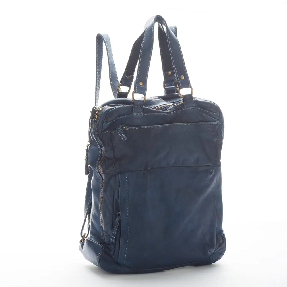 La Via Firenze V134 zaino pelle porta PC conciata