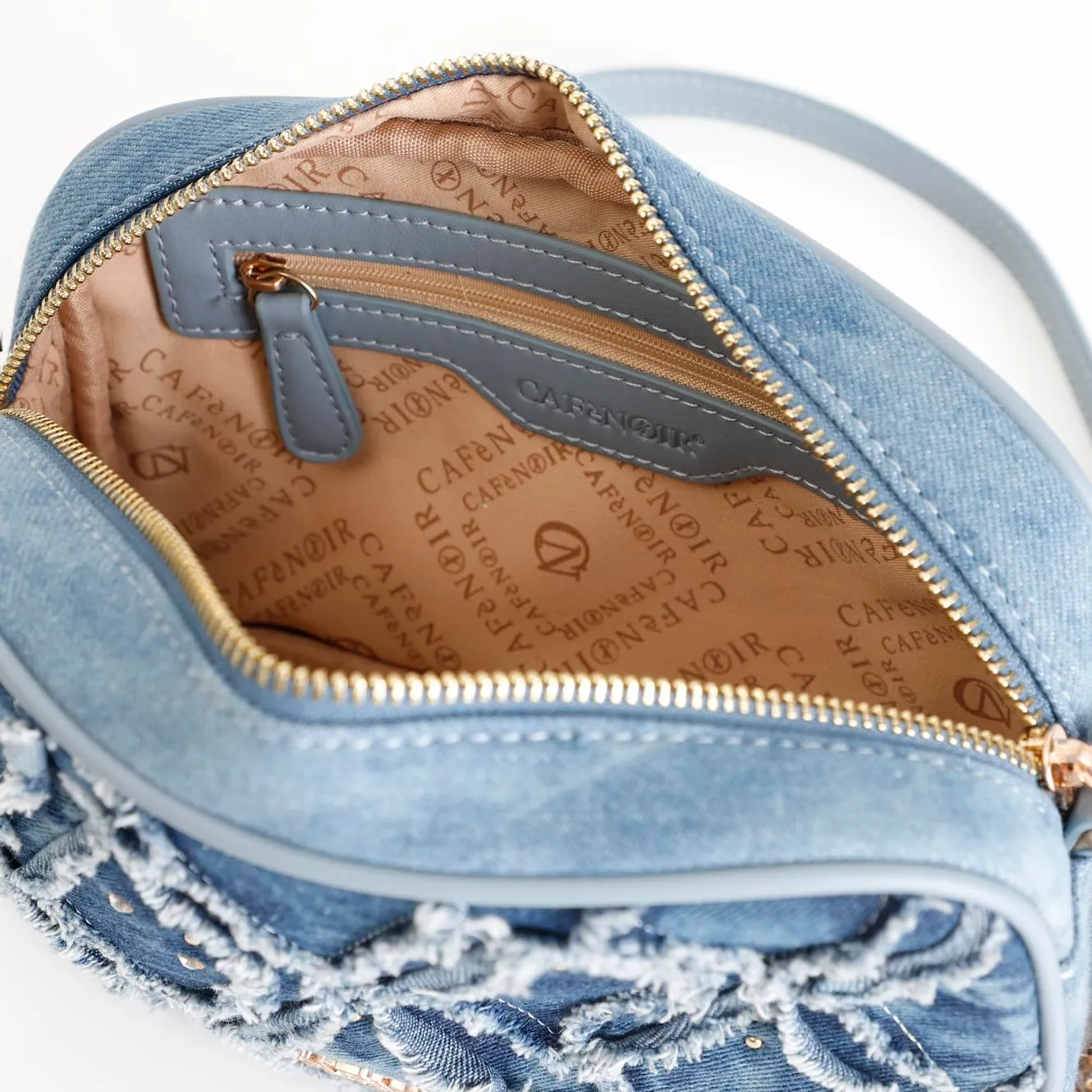 CafèNoir Camera Bag Denim Jeans Catena