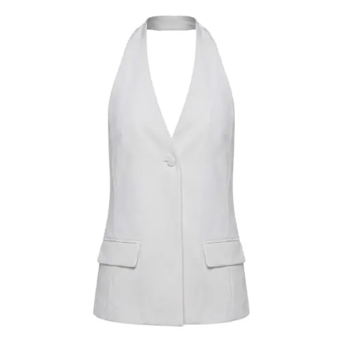 CafèNoir Gilet Scollo Americana Burro elegante