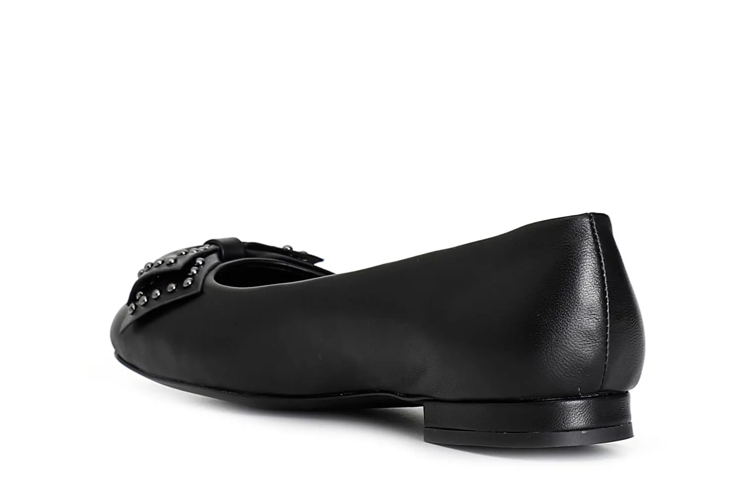 CafèNoir Ballerine Pelle Fiocco Borchie