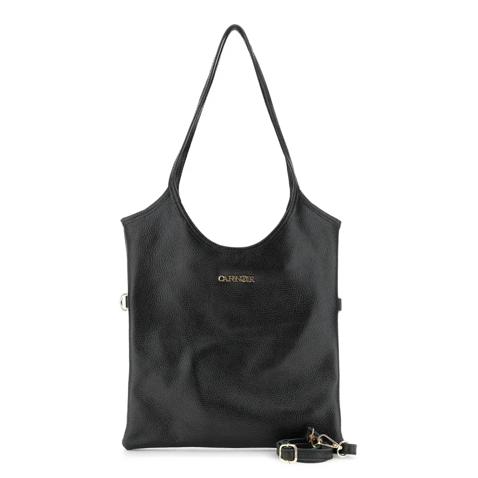 CafèNoir Shoppingbag Pelle Martellata Spalla Donna Unica