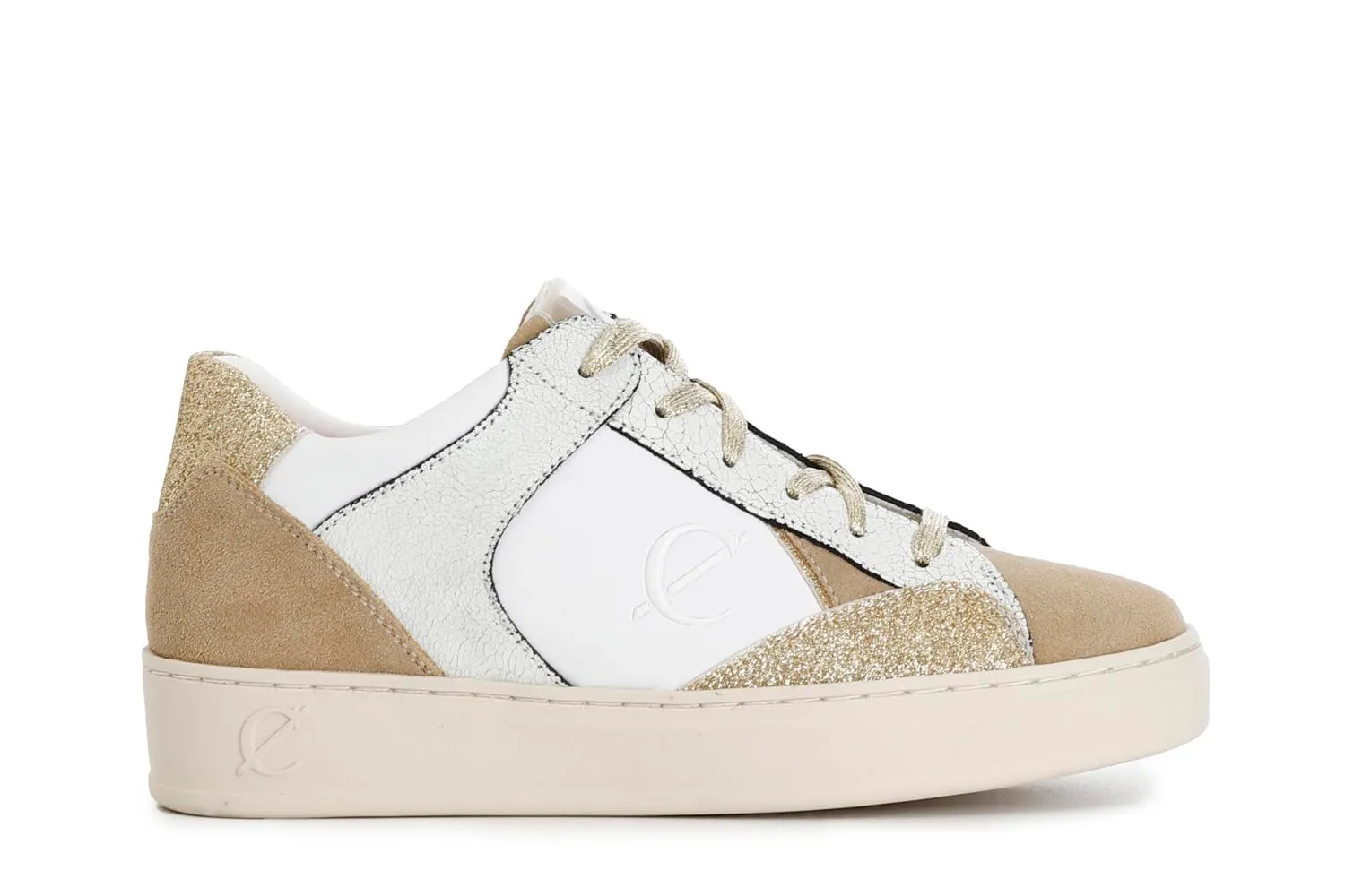 CafèNoir Sneakers Pelle Camoscio Donna Logo