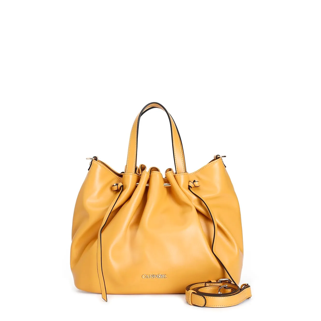 CafèNoir Tote Donna Arricciata Bianca con Tracolla