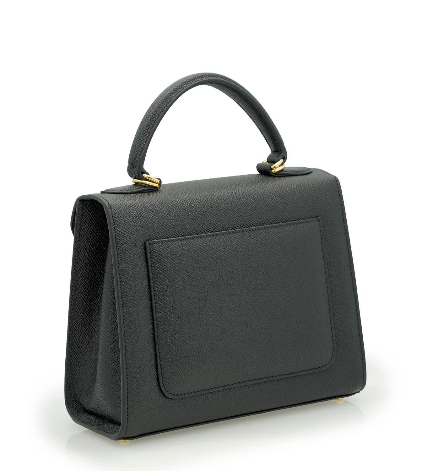 Cardinal Milano First Lady borsa vitello martellato nero tracolla