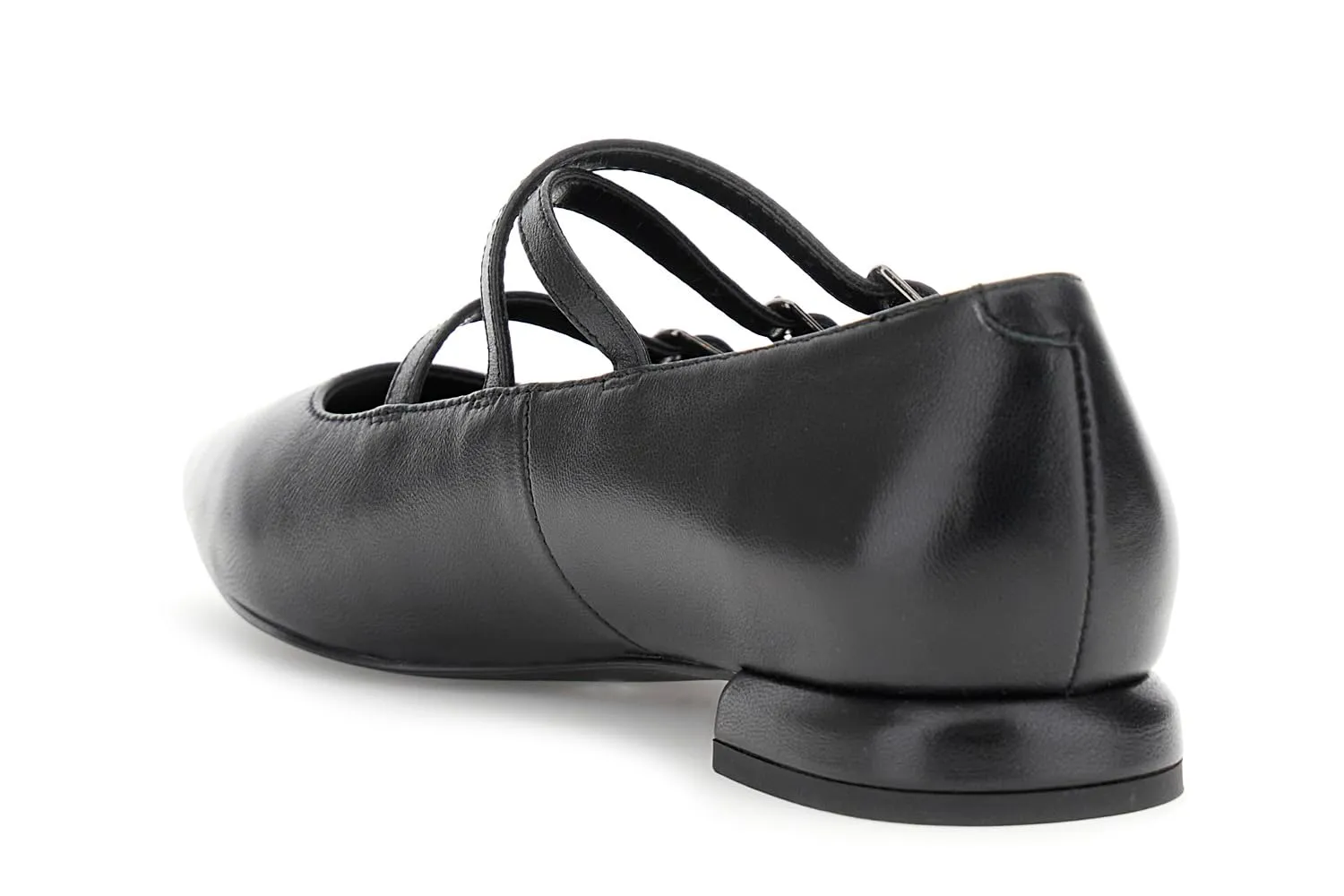 CafèNoir Ballerine Triplo Laccino Nere a Punta