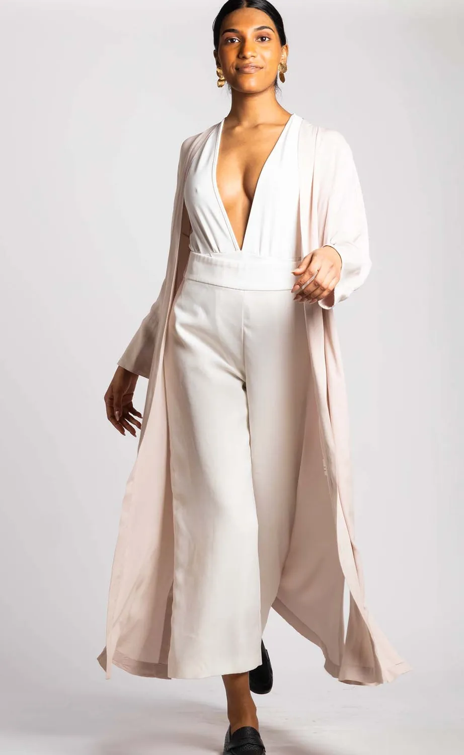 Figus Kimono Amalfi Nude viscosa nude 42 fluido